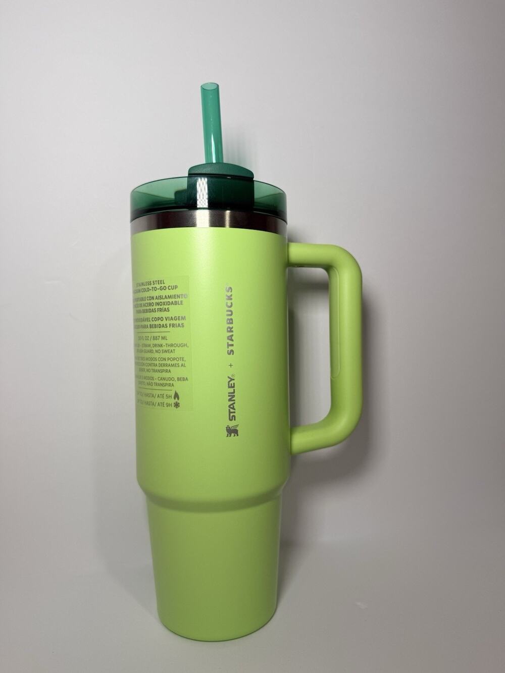 Stanley X Starbucks Mexico PISTACHIO GREEN 30oz Quencher Tumbler BNWT